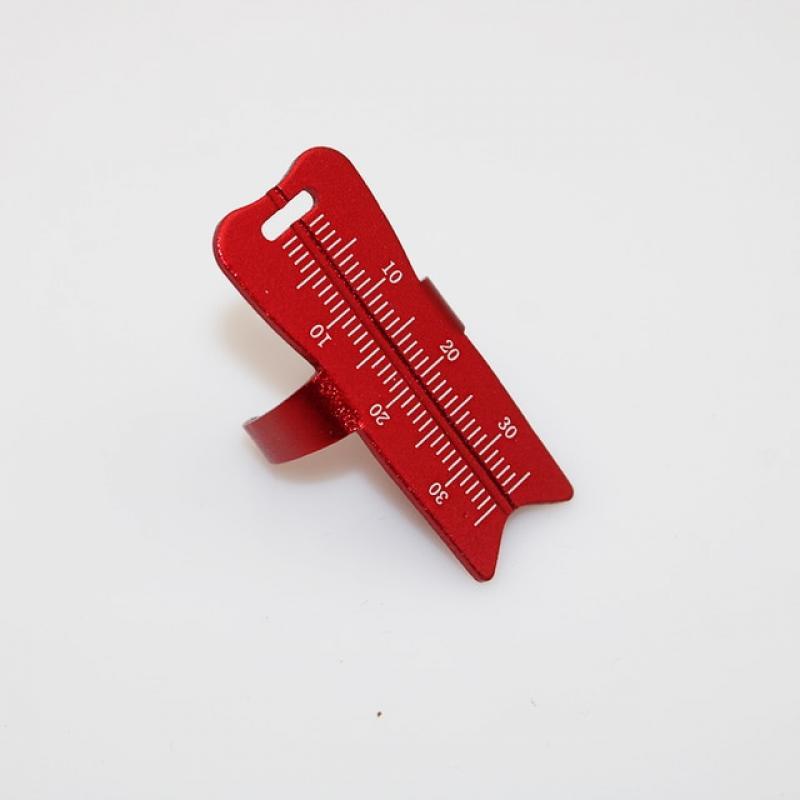 1pc Dental Ruler Aluminium Alloy instrument Colorful Dentistry Ring Ruler Root Canal Measuring Tool for Endodontic Dentist tools