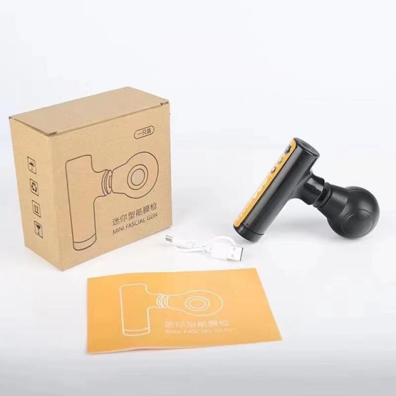 Mini Fascial Massage Gun Electric Percussion Pistol Massager For Body Neck Back Deep Tissue Muscle Relaxation Pain Relief Tool