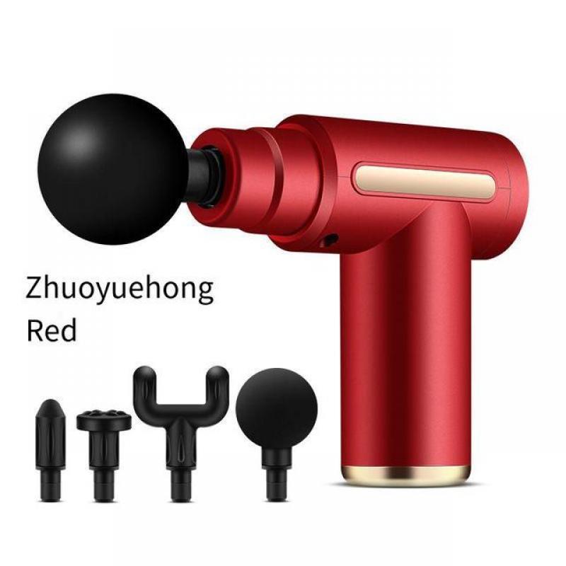 Mini fascia gun muscle massager portable pocket compact fitness muscle relaxation meridian movement vibration massage gun