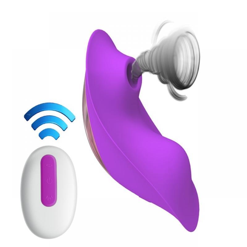 Wearable Sucking Vibrator 9 Mode Remote Control Sucker Vibrator Vagina Clitoris Stimulator Double motor Oral Sex Toys for Women
