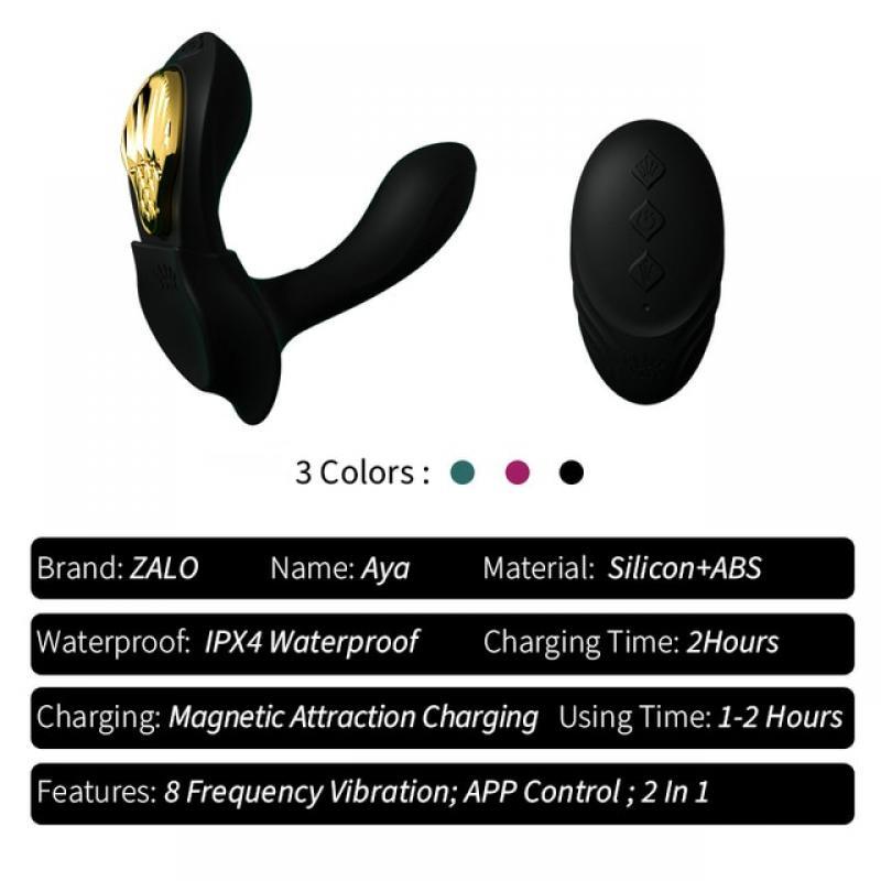 ZALO AYA Wearable Vibrators for Women Combination APP Control G-spot Clit Stimulator Female Panties Vibrating Egg Adult Sex Toys