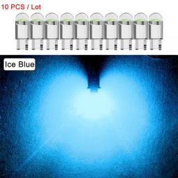10 PCS Car LED Bulb Signal Light COB T10 W5W 5W5 12V 7500K White Auto Interior Dome Reading Door Maps Trunk License Plate Lamps
