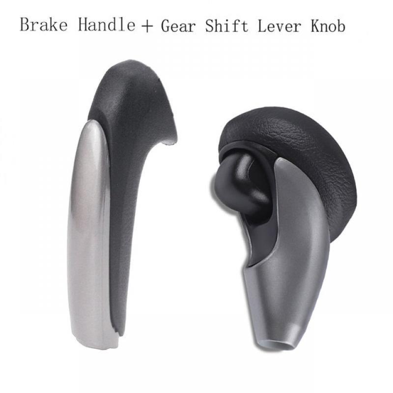 Brake Handle Gear Shift Knob Cover Gear Shift Knob ABS For Honda Civic 2006-2011 Left Hand Drive 47115-SNA-A82ZA 54130-SNA-A81