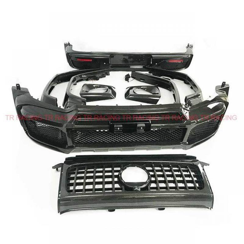 B Style Dry Carbon Fiber Body Kit for Benz W464 G-class G350 G500 G550 G63 G65 Front Bumper Rear Bumper Side Fender