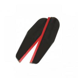 2pcs Universal Car Rearview Mirror Rain Shield Carbon Fiber Rainproof Decoration Mirror Rain Eyebrow Car Accessories