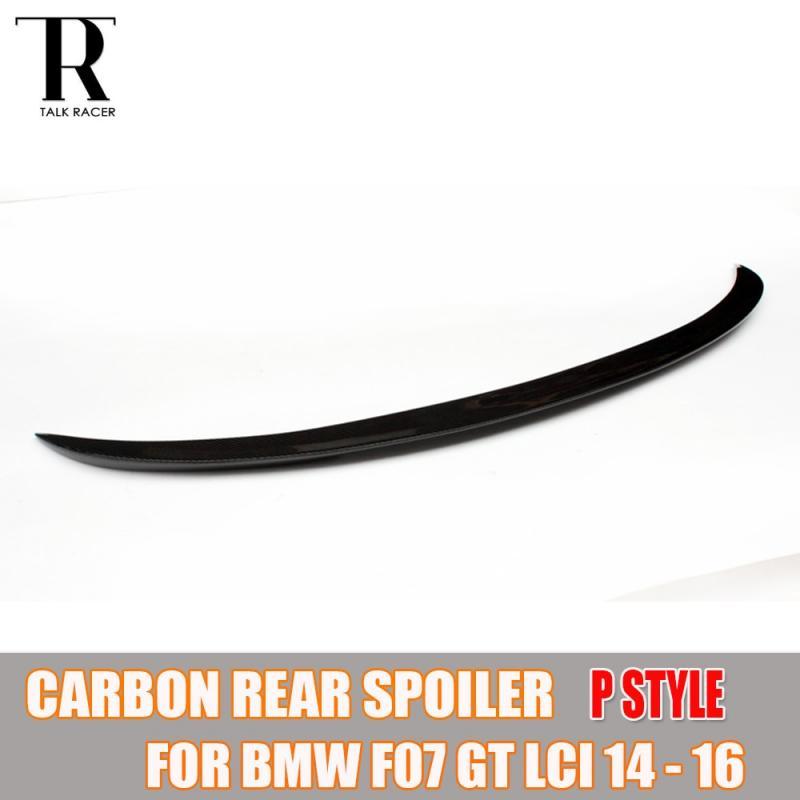 MP Style Carbon Fiber Rear Spoiler Wing for BMW F07 528 535 GT LCI 2014 2015 2016