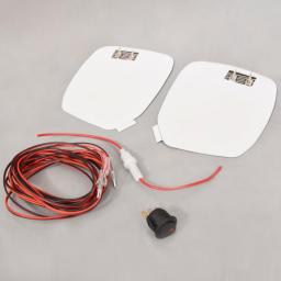 Universal DC 12V Car Wing Mirror Heated Pad Quick Warm Heated Mirrors Defogger Remove Ice Rain Frost For Car Safe Driving
