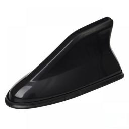 16cm Universal Carbon Fiber Look Car Roof Top Mount Shark Fin Aerial Antenna Toppers Auto Radio AM FM Antenna Signal Amplifier
