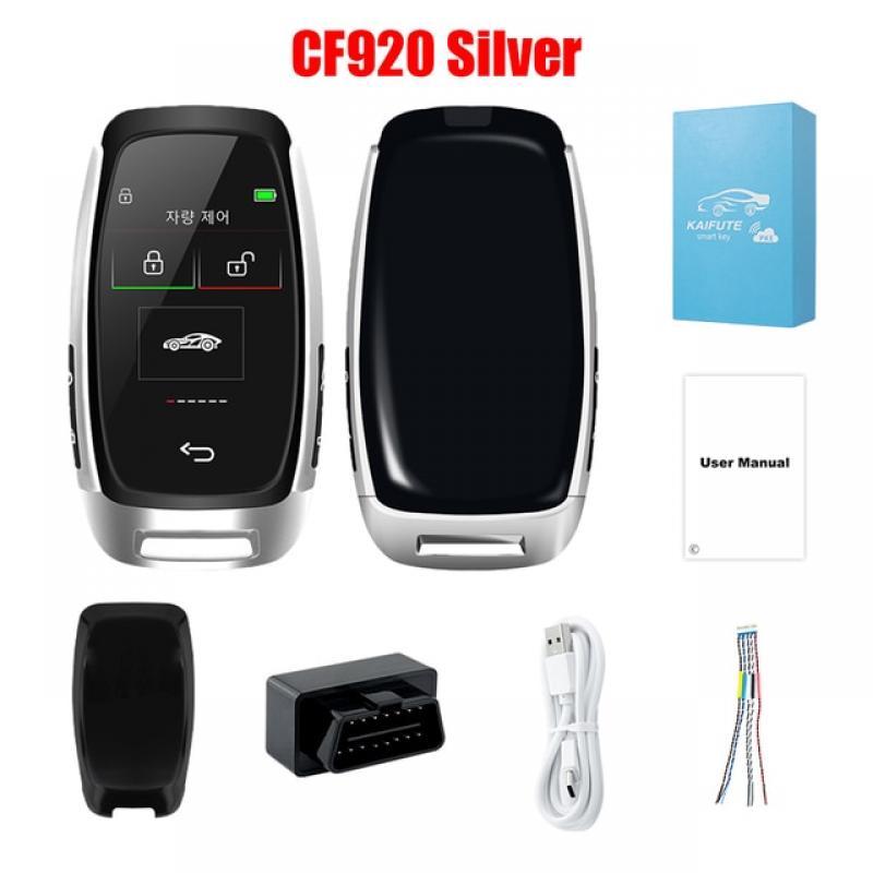 Korean/English CF920 Modified Universal Smart LCD Key Comfortable Entry Auto Lock Keyless Go For Audi/Ford/Mazda/Toyota/Porsche