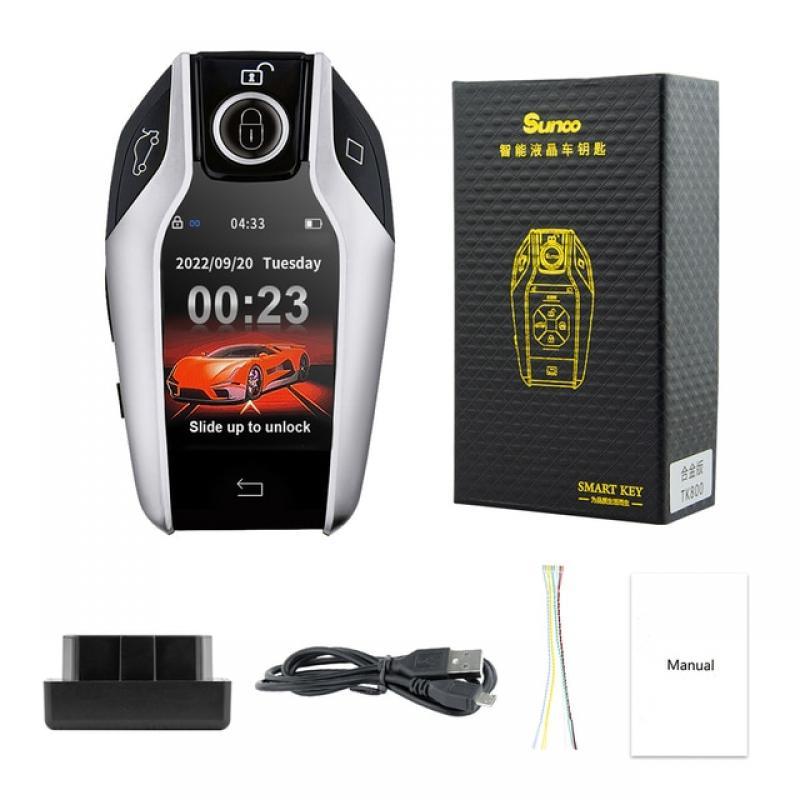 TK800 Russian/Korean Universal Modified Boutique Smart Remote Key LCD Screen TK800 For BMW/Ford/Mazda/Toyota/Porsche/Honda/KIA