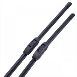 Car Windshield Wiper Blades Universal Soft Double Layer Rubber Frameless Bracketless Brushes Accessories Windscreen Window Front