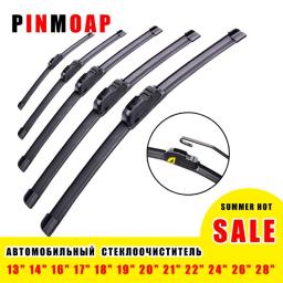 Car Windshield Wiper Blades U-type Universal Soft Rubber Frameless Bracketless Car Wipers 14