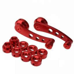 2Pcs Universal Car Window Handle Winder Riser Replacement Aluminum Alloy Winder Crank Riser Kit Universal Fit Promotion