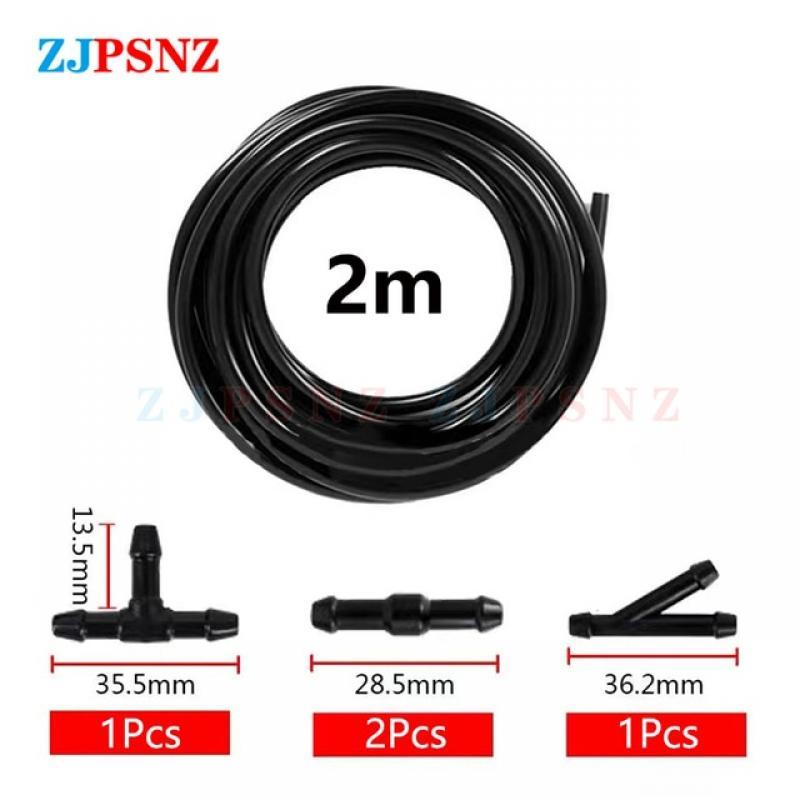 Windshield Wiper Tube T Y Straight Type Splitter Windshield Washer Hose Connector Automotive Car Wiper Blade Pipe Windshield Jet