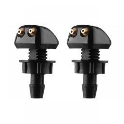 2PCS Practical Useful Universal Washer Wiper For Toyota Mazda Hyundai Water Spout Outlet Nozzle Sprinkler Windscreen Sprayer