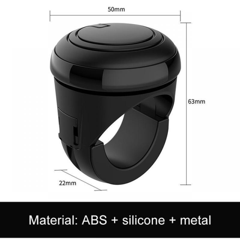 Car Turning Steering Wheel Booster Spinner Knob 360 Degree Rotation Metal Bearing Power Handle Ball Shaped Helper Hand Control