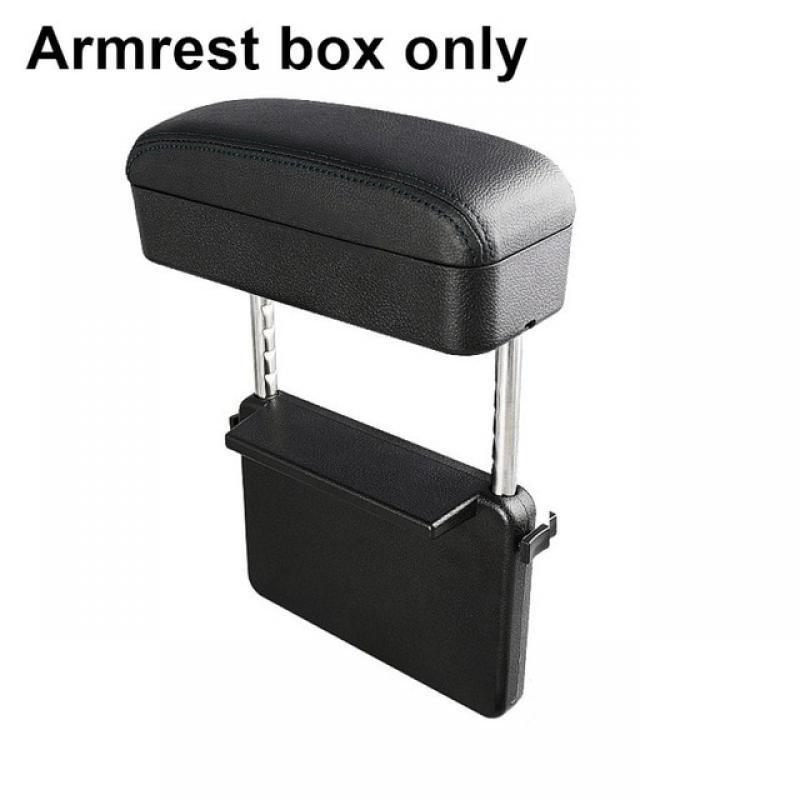 SEAMETAL Car Armrest Box Elbow Rest Pad Arm Rest Extender Universal Console Storage Organizer Adjustable Height Elbow Support