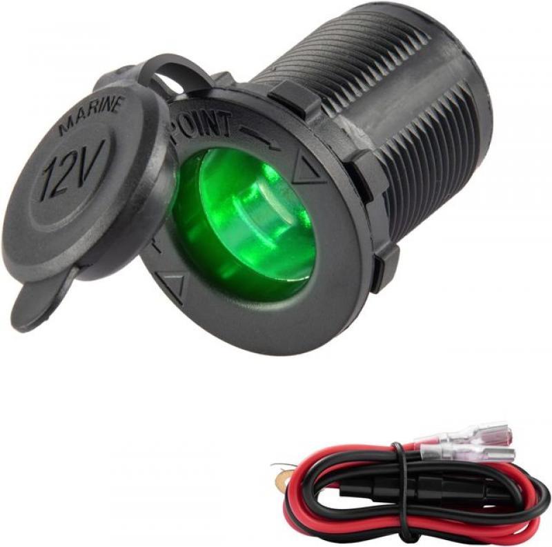 Car Cigarette lighter Socket 12V 24V Adapte Plug Motorcycles Cigar Jack Multi Socket For Marine Boat Motorcycle Truck RV ATV