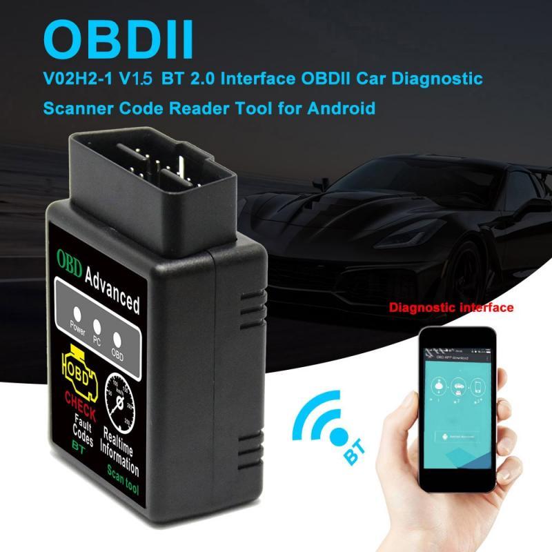 Car OBD2 Scanner BT 2.0 Interface OBDII Car Diagnostic Scanner Code Reader Tool for Android Windows OBDII Diagnostic Tool