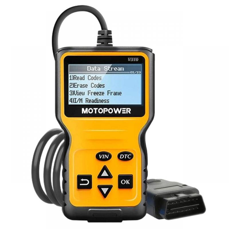 V310 OBD2 Scanner Professional Car Engine Fault Code Reader Support 6 Languages Diagnostic Scan Tool for All OBD II Protocol Car