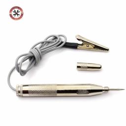 High Quality Car Motorcycle Circuit Voltage Tester Fuses And Light Sockets Test Pen DC 6V-24V Cable And Clip Circuit Tester