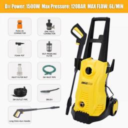 JUNGLEFLASH High Pressure Washer Car Washers Garden Washing Machine For Karcher Water Gun Garden High Pressure Cleaning Gun