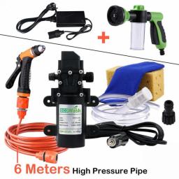 12V Car Wash Car Washer Gun Pump High Pressure Cleaner Car Care Portable Washing Machine Electric Cleaning Auto Device