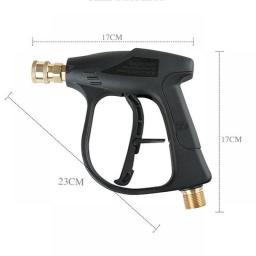 1Pc High Pressure Foam Gun Copper Car Wash Water Gun Spraying Distance 12m Lance Cannon Spray Car Cleaning Tools Car Accessories