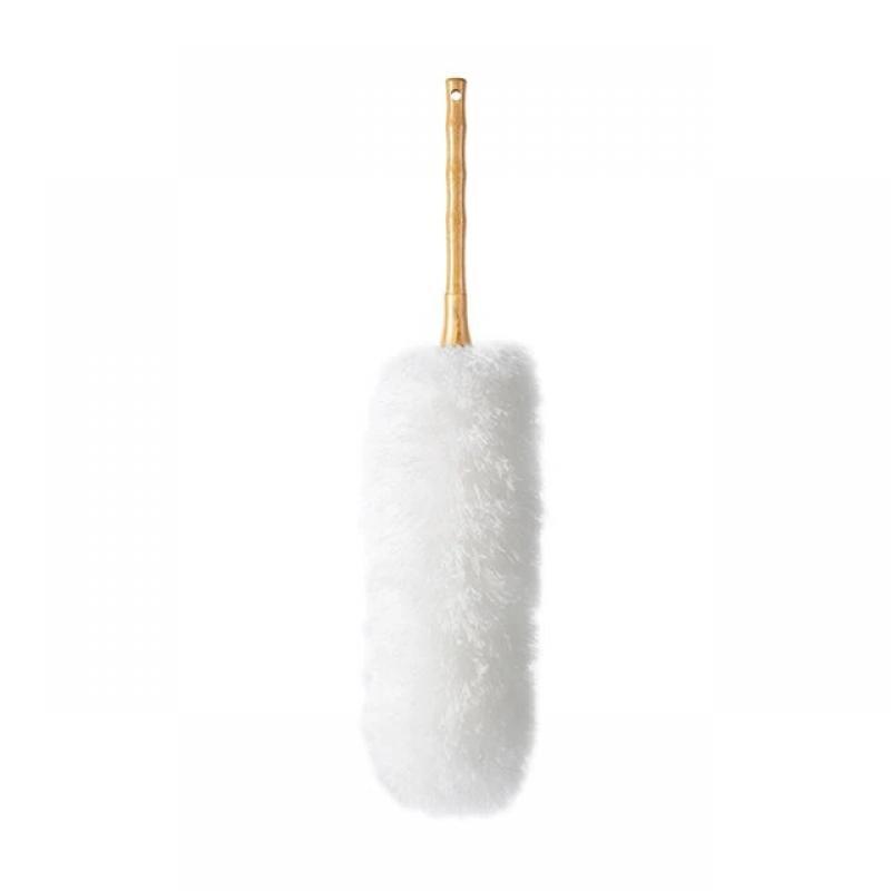 Microfiber Duster Lightweight Duster Comfortable Grip with Bendable Head with Wooden Handle Dusting Brush Reusable Washable