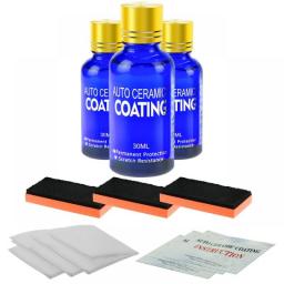 10H Ceramic Coating Polishing Wax Super Hydrophobic Paint Care Durability Anti-Corrosion Plated Crystal Car Liquid Glass Coating