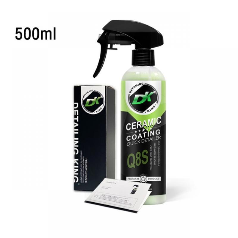 【Detailing King】250/500ml Car Ceramic Spray Coating Q8S Super hydrophobic For Car Paintwork Quick Detailing Efficient Auto Care