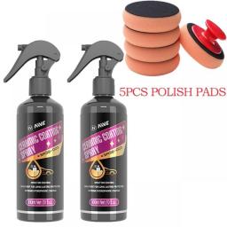 Car Nano Ceramic Coating AIVC 300ml High Protection 3 In 1 Crystal Polishing Hydrophobic Wax Paint Kit Care Car Detailing