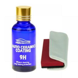 9H Ceramic Car Coating Hydrochromo Paint Care Nano Top Quick Coat Polymer Detail Protection Liquid Wax Car Care Gloves