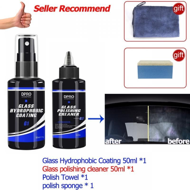 DPRO Glass Hydrophobic Coating Anti Rain Window Coating Water Repellent Waterproof Windshield Ceramic Rearview Mirror Nano Spray