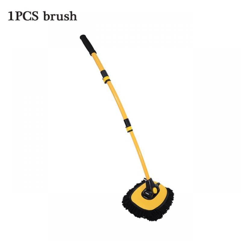 Car Cleaning Brush Car Cleaning Tools Telescoping Long Handle Cleaning Mop Chenille Broom Car Washing Accessories