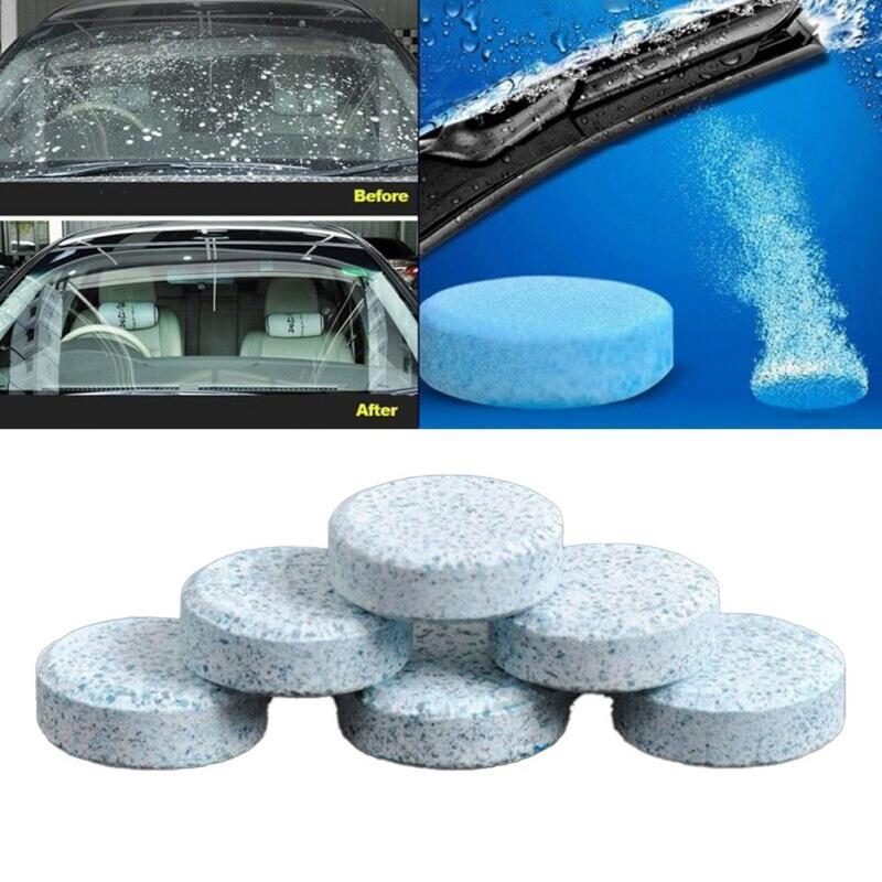 50pcs Screenwash Tablets Windscreen Cleaner Effervescent Washer Car Truck Van Wiper Fine Effervescent Tablets 28*1mm