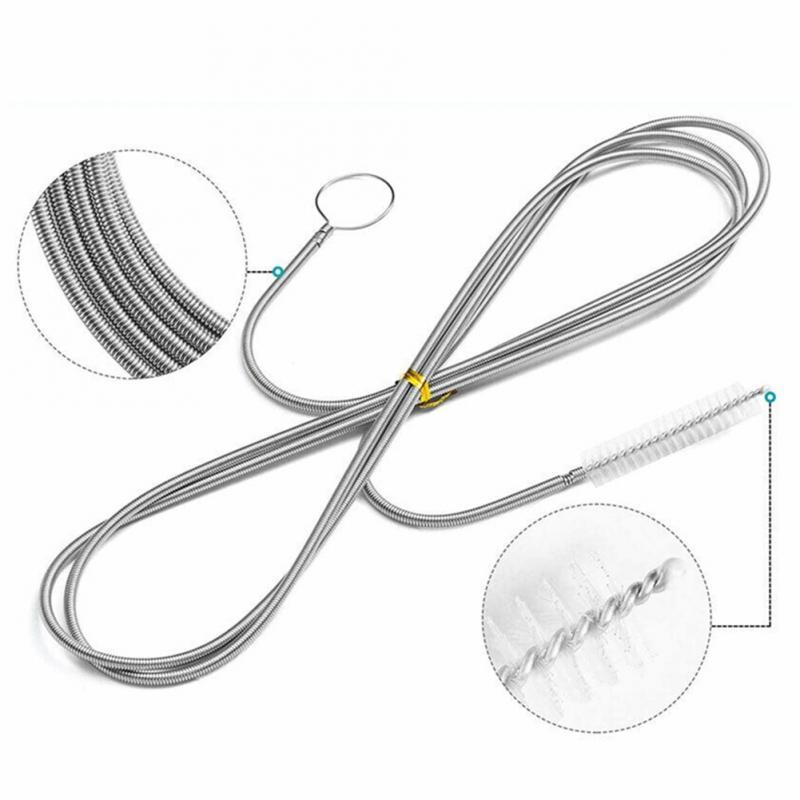 1pcs Cleaning Brush Flexible Car Drain Dredge Sunroof Cleaning Scrub Brush Tool Accessories 150CM Flexible Cleaning Accessories
