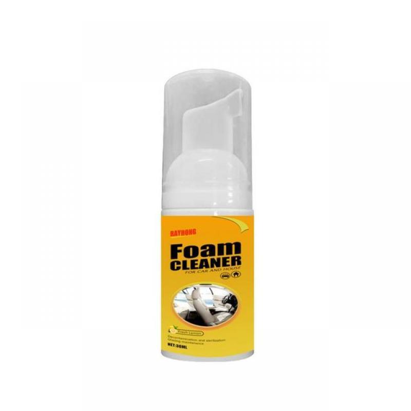 30/100/150/250ml Car Interior Leather Clean Multifunctional Foam Cleaner Car Interior Strong Decontamination Ceiling Seat Clean