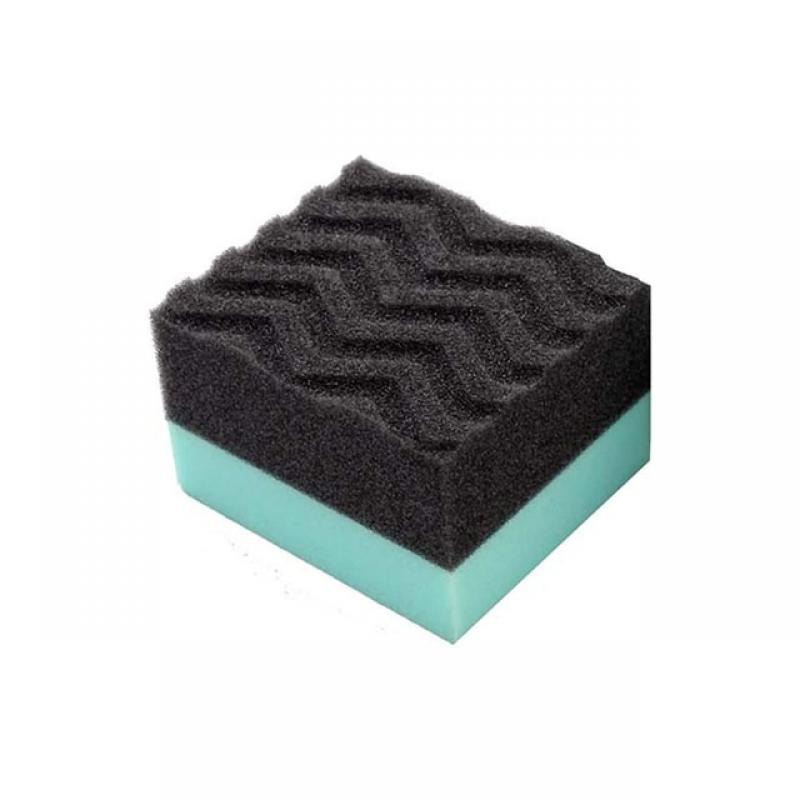 Car Wheel Polishing Waxing Sponge Brush With Cover ABS Washing Cleaning Tire Contour Dressing Applicator Pads Detail Accessories