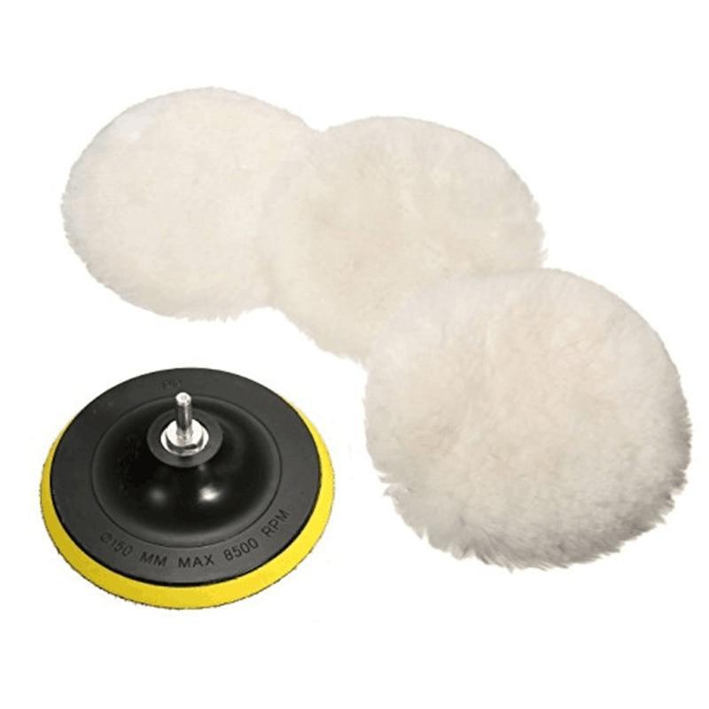 5Pcs/Set Polishing Pad For Car Polisher 4 Inch Polishing Circle Buffing Pad Tool Kit For Car Polisher Discs Auto Cleaning Goods