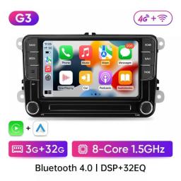 Ainavi Car Radio Android Auto Automotive Multimedia Player For VW Polo Tiguan Golf 6 Passat B7 B6 Skoda Octavia 2 Din Stereo