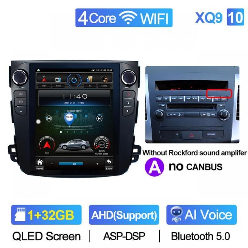 XIMA XV6Pro Android 11 Auto Car Radio for Mitsubishi Outlander 2008-2011 Multimedia Stereo 2Din 4G Carplay GPS 9.7