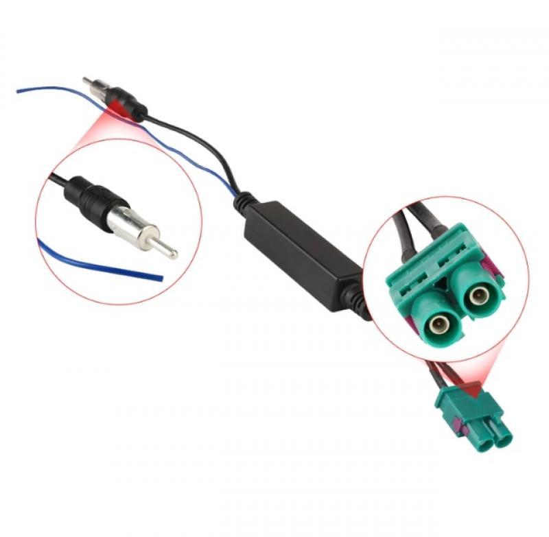Srnubi FM For Volkswagen Wire Dual Antenna Adapter