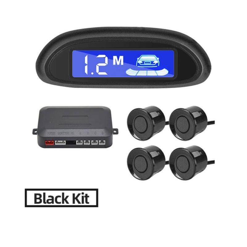 Car Auto Parktronic LED Parking Radar With 4 Parking Sensors Backup Car Parking Radar Monitor Detector System Backlight Display