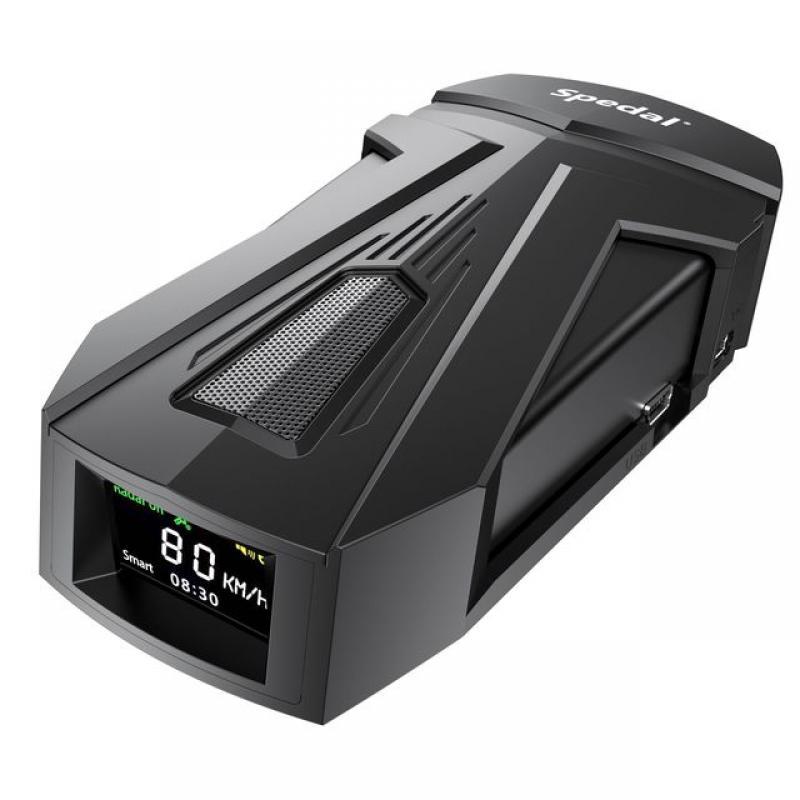 Spedal 388T DSP Laser Radar Detectors for Cars Built-in GPS/Real-Time Voice Alerts IVT Filtering Ultra-Long Radar Coverage Free