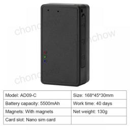 New 4G Car GPS Tracker With Magnets BDS/GPS/LBS/WIFI GSM Real-time Tracking&Listening More Than 40 Work Days Free Platform/APP