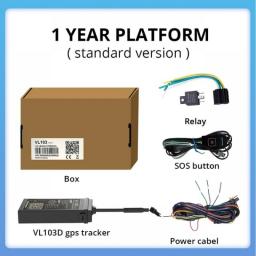 JIMIIOT VL103D 4G Car GPS Tracker RealTime Tracking Mini Motorcycle Alarm System Remote Control Multiple Alerts Vehicle Locator