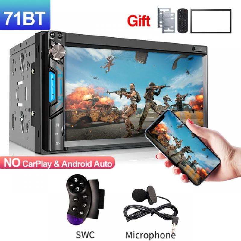 7Inch Car Radio 2Din Universal Mp5 Player Mirror Link Bluetooth Auto Multimedia FM Radio for Toyota Nissan Radio Touch Screen