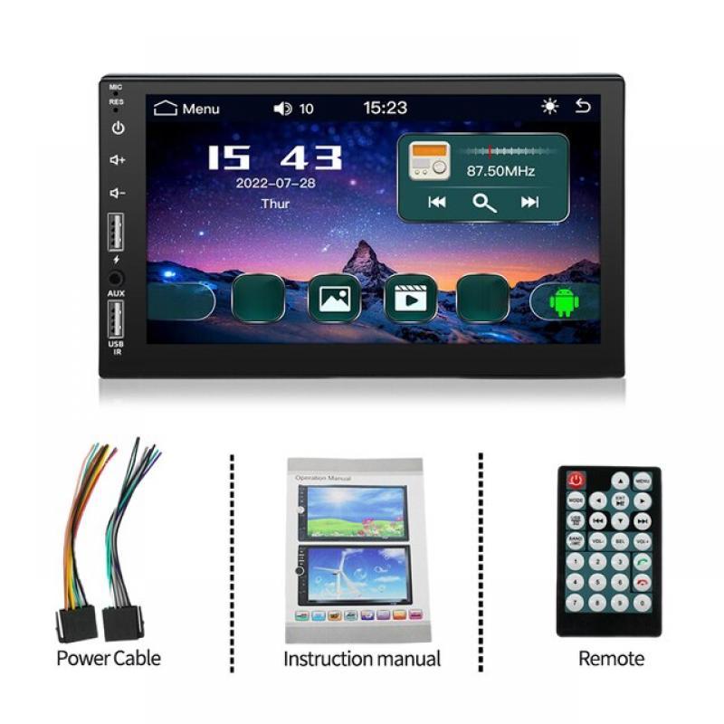 7 In Car Monitors Car Radio Bluetooth Car MP5 Player 2 USB Automotive Multimedia Android Auto Wireless Carplay For Apple/Android