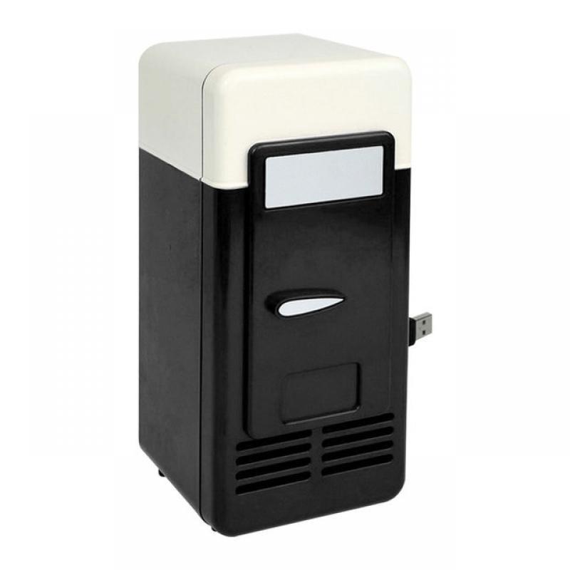 Portable 5V Desktop USB Electric Refrigerator Mini Car Beverage Drink Cooler Cooling Fridge for Home Picnic Camping Travel